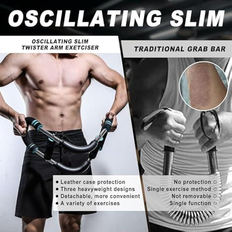 U Shape Arm Trainer Strengthen Chest and Arm Muscles Men'S Fitness Trainer Detachable Portable Spring Resistance Home Fitness Equipment Upper Body Strength Training Machine Body Strength